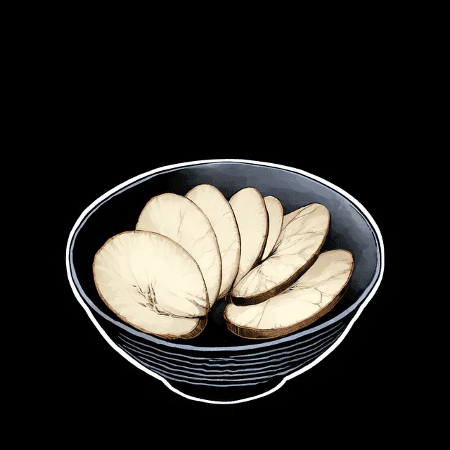 山羊の金玉の刺身